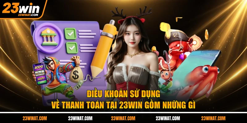 Điều khoản sử dụng về thanh toán tại 23WIN gồm những gì