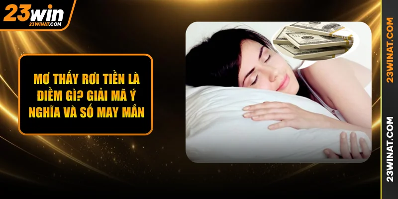 Mơ Thấy Rơi Tiền Là Điềm Gì? Giải Mã Ý Nghĩa Và Số May Mắn 