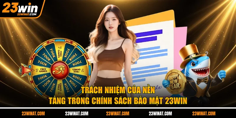 Trách nhiệm của nền tảng trong chính sách bảo mật 23WIN